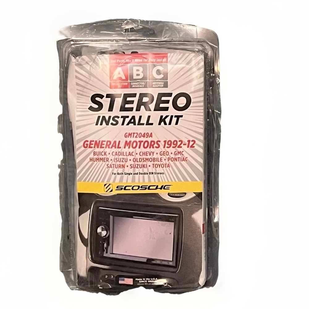 Scosche GMT2049A Stereo Install Kit‎ General Motors 1992 - 2012 DIY